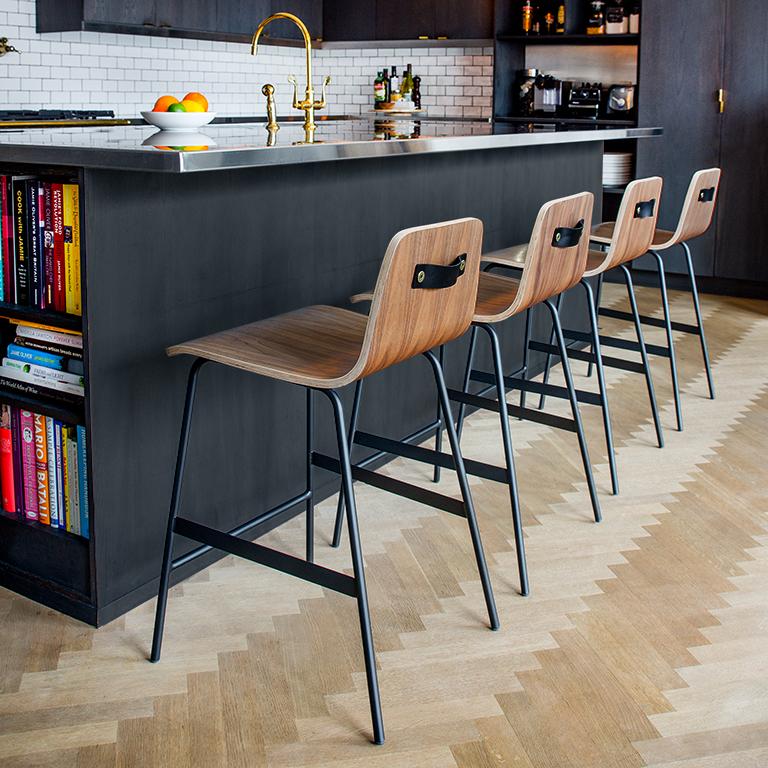 media image for Lecture Bar Stool in Multiple Finishes by Gus Modern 22