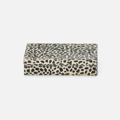 product image for Lesten Card Box (Pack of Two), Cheetah Print Hair-on-Hide 49