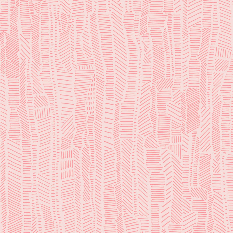 media image for Linear Field Wallpaper in Powder Pink 230