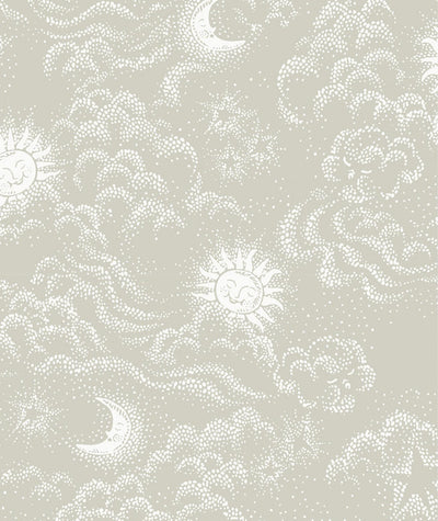 product image for Happy Cloud Wallpaper in Clay Beige 81