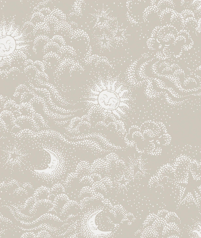 media image for Happy Cloud Wallpaper in Terra Powder 292