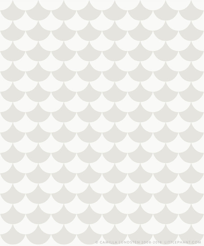 media image for Waves Wallpaper in Light Grey 236