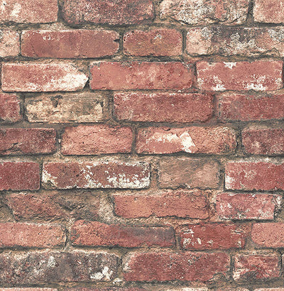 product image of Loft Red Brick Wallpaper from the Essentials Collection by Brewster Home Fashions 51