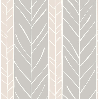 product image of Lottie Stripe Wallpaper in Rose from the Bluebell Collection by Brewster Home Fashions 597