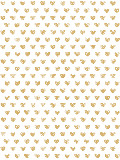 product image for Love Wallpaper in Gold by Marley + Malek Kids 95