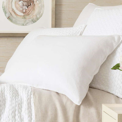 product image of lush linen white sham by annie selke pc1751 she 1 598
