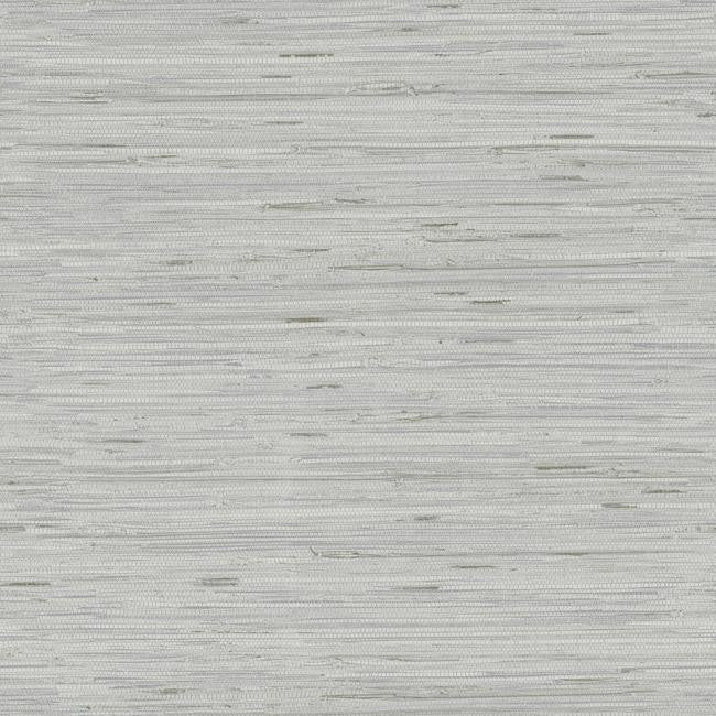 media image for Lustrous Faux Grasscloth Wallpaper in Silver by York Wallcoverings 245