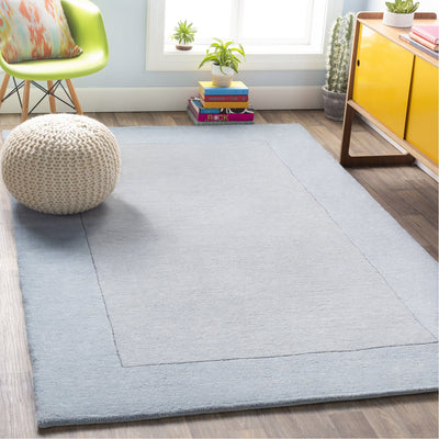 product image for Mystique M-305 Hand Loomed Rug in Medium Gray & Aqua by Surya 17