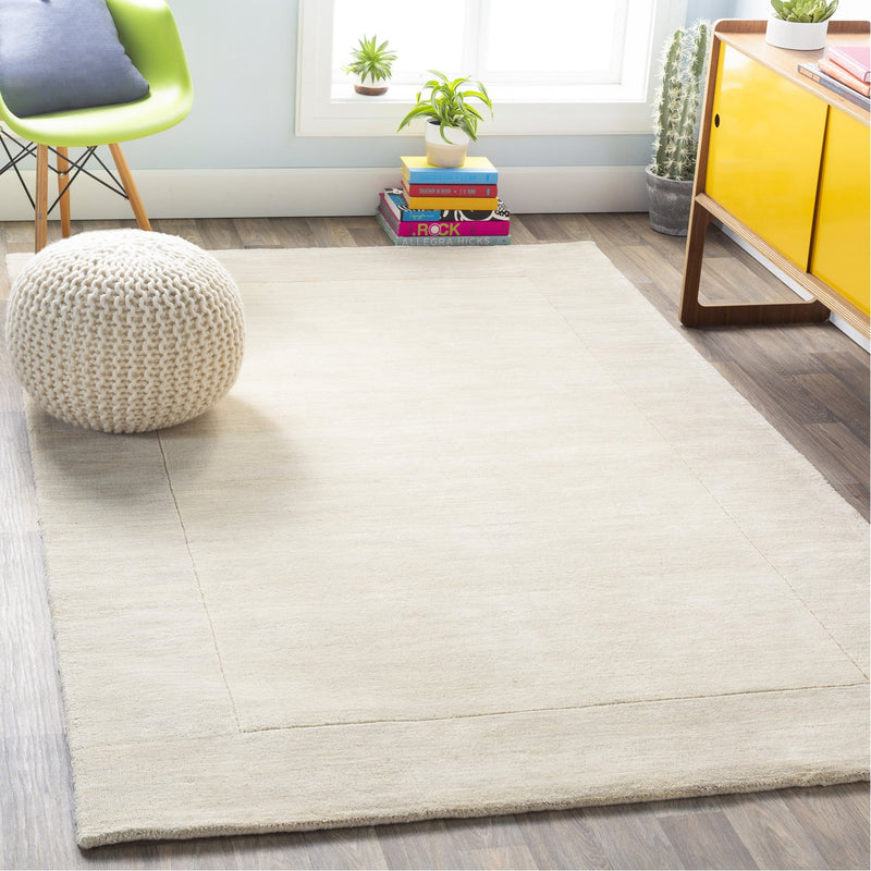 media image for Mystique M-348 Hand Loomed Rug in Cream & Khaki by Surya 220