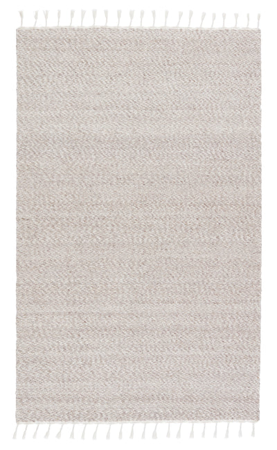 product image of Adria Indoor/Outdoor Solid Cream & Grey Rug by Jaipur Living 526