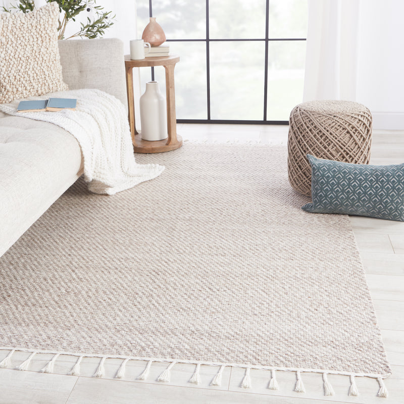 media image for Adria Indoor/Outdoor Solid Cream & Grey Rug by Jaipur Living 283