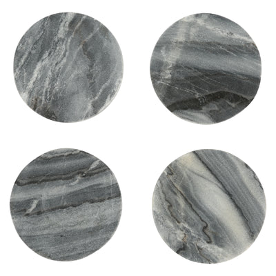 product image for Set of 4 Marble Coasters in Grey design by Sir/Madam 8