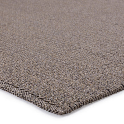 product image for Ryker Indoor/Outdoor Solid Brown & Grey Rug by Jaipur Living 54