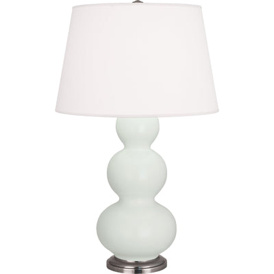 product image of triple gourd matte celadon glazed ceramic table lamp by robert abbey ra mcl42 1 599
