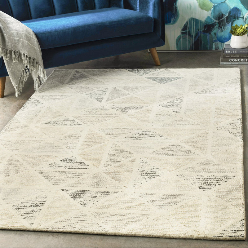 media image for Melody MDY-2004 Hand Tufted Rug in Cream & Charcoal by Surya 215