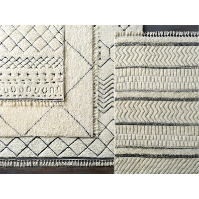 product image for Meknes MEK-1002 Hand Knotted Rug in Cream & Charcoal by Surya 92