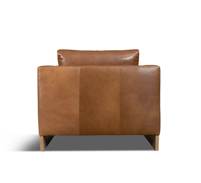 product image for Mendenhall Leather Chair in Cognac 0