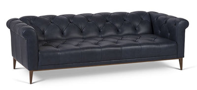 product image for Merritt Leather Sofa in Denim 16