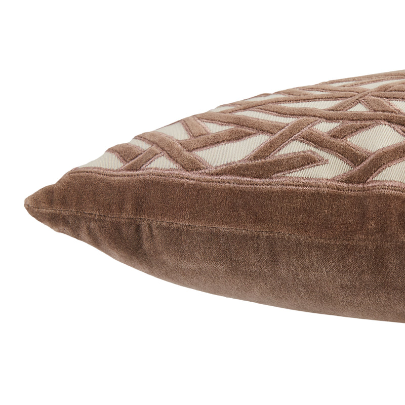 media image for Birch Trellis Pillow in Brown by Jaipur Living 267