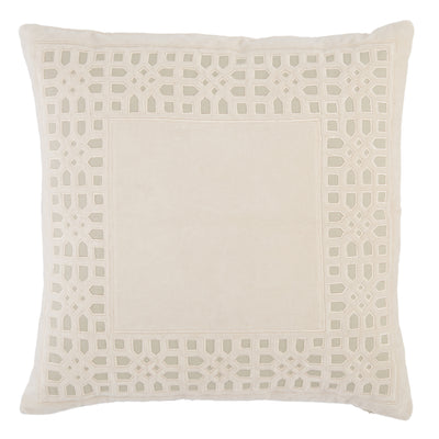 product image of Azilane Trellis Pillow in Beige by Jaipur Living 514