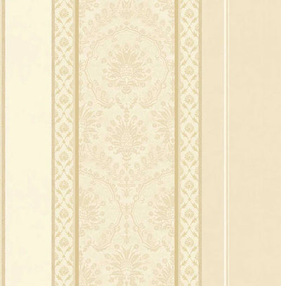 product image of Cushing Cream/Gold Wallpaper from the Providence Collection by Mayflower 521