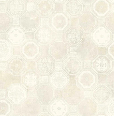 product image of Benefit White Wallpaper from the Providence Collection by Mayflower 573