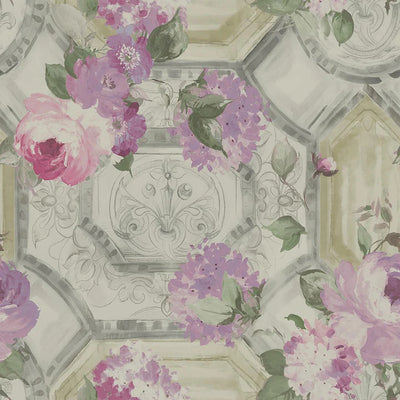 product image of Cleopatra Silver Wallpaper from the Romance Collection by Mayflower 553