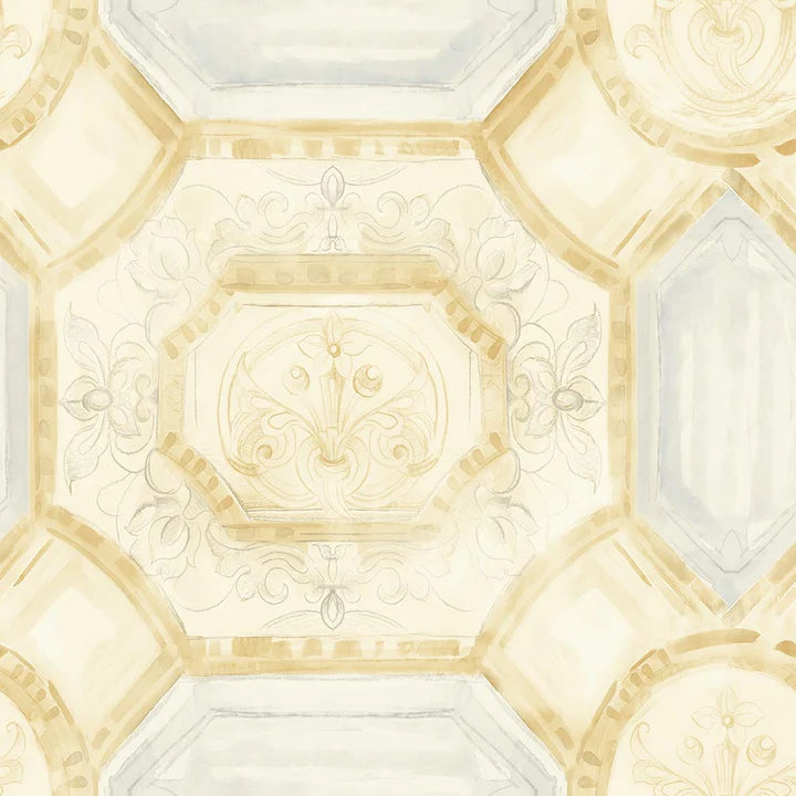 media image for Julius Gold/Silver Wallpaper from the Romance Collection by Mayflower 265