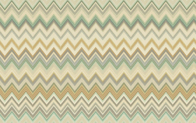 product image for Happy Zig Zag Green Wallpaper from the Missoni 4 Collection by York Wallcoverings 30
