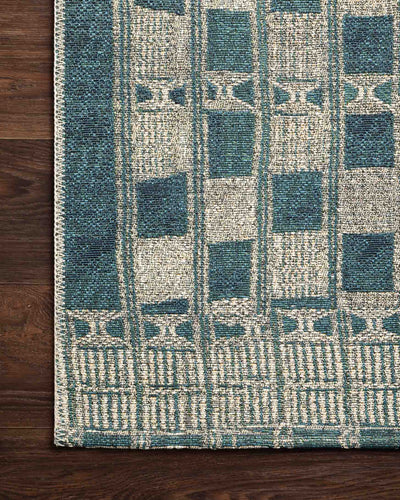 product image for Mika Rug in Blue & Ivory by Loloi 63