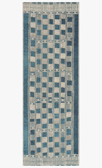 product image for Mika Rug in Blue & Ivory by Loloi 87