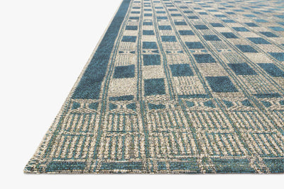 product image for Mika Rug in Blue & Ivory by Loloi 62