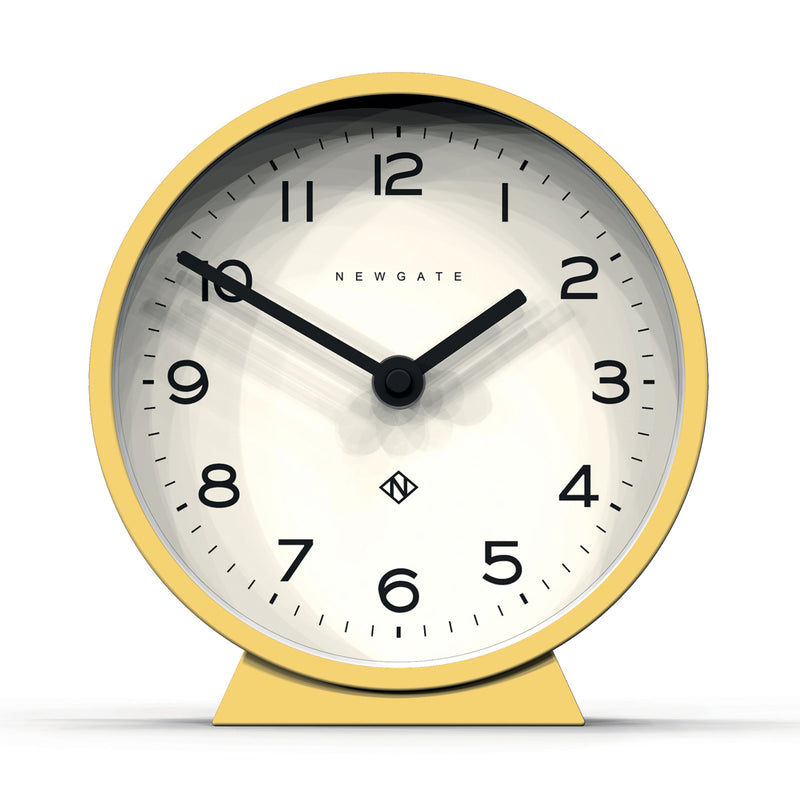 media image for m mantel clock in yellow design by newgate 1 26