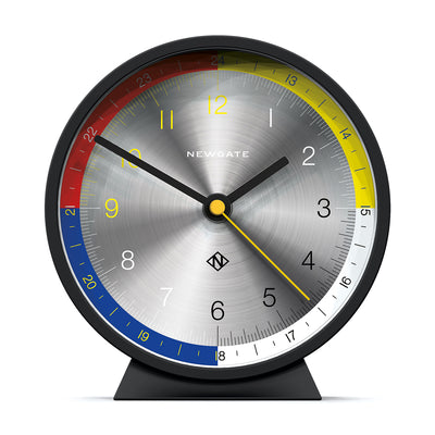 product image of mantel in cave black and spun aluminum dial design by newgate 1 543