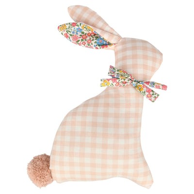 product image of gingham bunny cushion by meri meri mm 219160 1 595