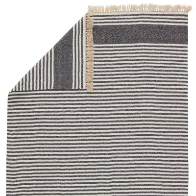 product image for Strand Indoor/Outdoor Striped Dark Grey & Beige Rug by Jaipur Living 66