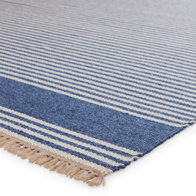 product image for Strand Indoor/Outdoor Striped Blue & Beige Rug by Jaipur Living 93