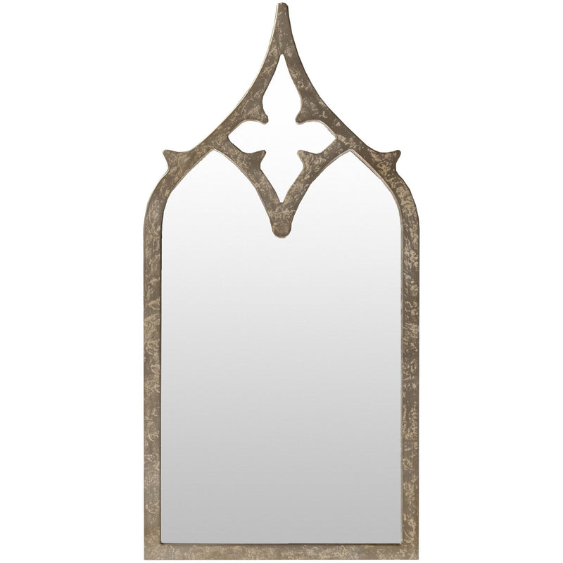 media image for Serenade MRR-1004 Arch/Crowned Top Mirror in Grey by Surya 214