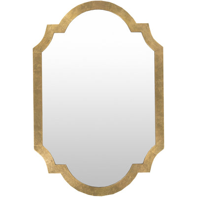 product image for Norway MRR-1020 Arch/Crowned Top Mirror in Gold by Surya 59