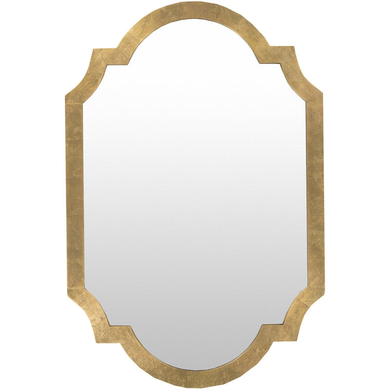 media image for Norway MRR-1020 Arch/Crowned Top Mirror in Gold by Surya 224