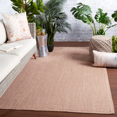 product image for Dumont Indoor/Outdoor Solid Light Tan Rug by Jaipur Living 48