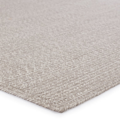product image for Dumont Indoor/Outdoor Solid Light Grey Rug by Jaipur Living 85