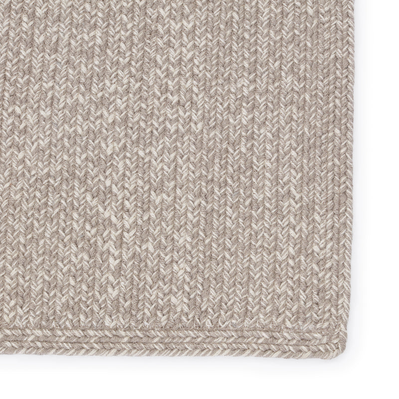 media image for Dumont Indoor/Outdoor Solid Light Grey Rug by Jaipur Living 256