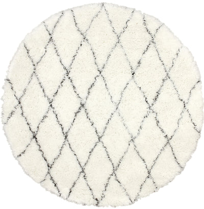 product image for handmade wool rug in ivory design by nuloom 3 80