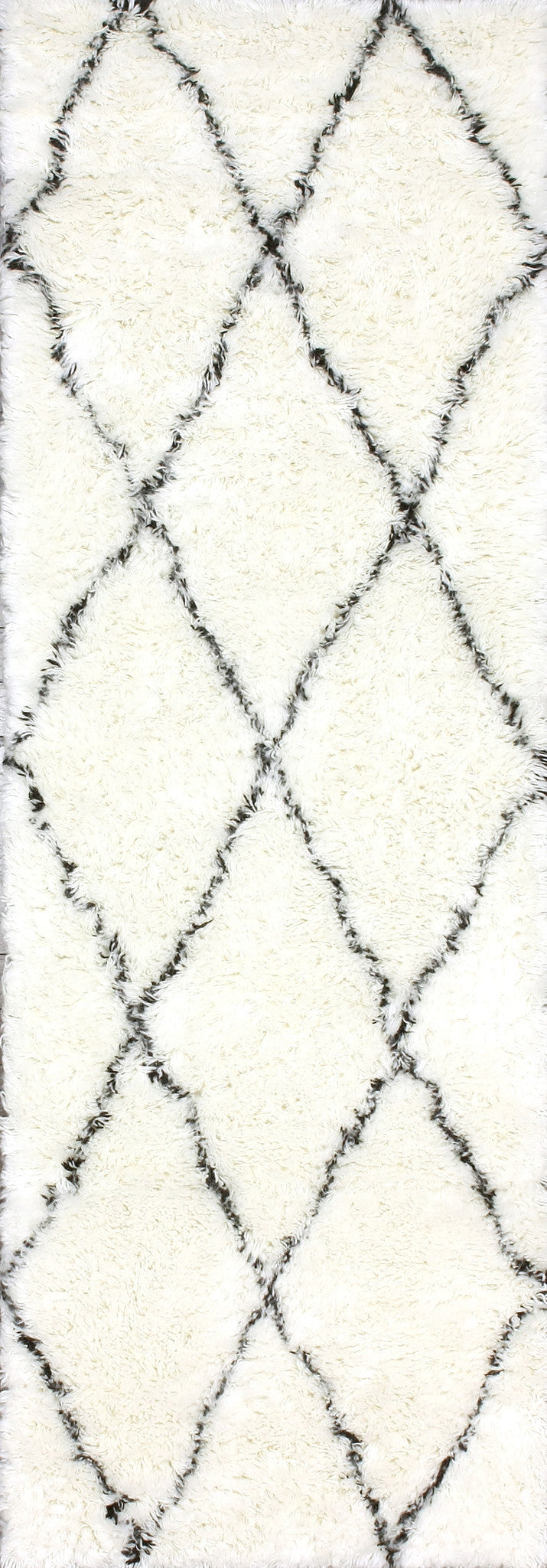 media image for handmade wool rug in ivory design by nuloom 2 223
