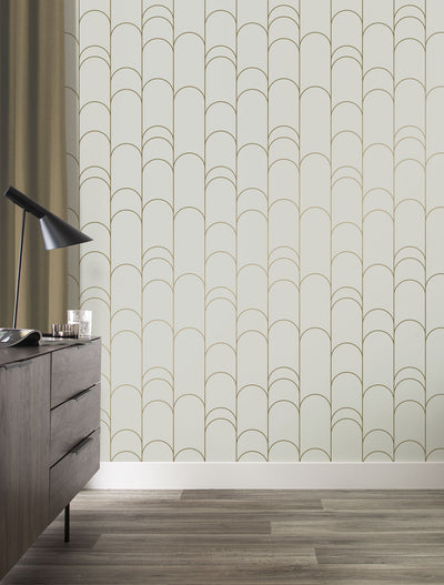 product image for Golden Lines Sand/Gold MW-068 Wallpaper by Kek Amsterdam 27