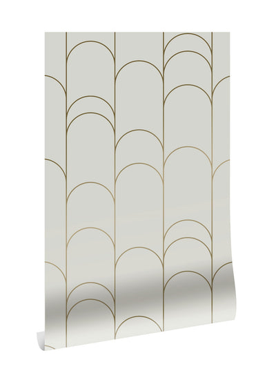 product image for Golden Lines Sand/Gold MW-068 Wallpaper by Kek Amsterdam 91