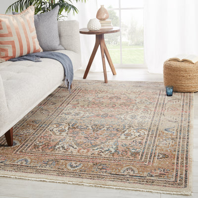 product image for Ginia Medallion Blush & Beige Rug by Jaipur Living 62