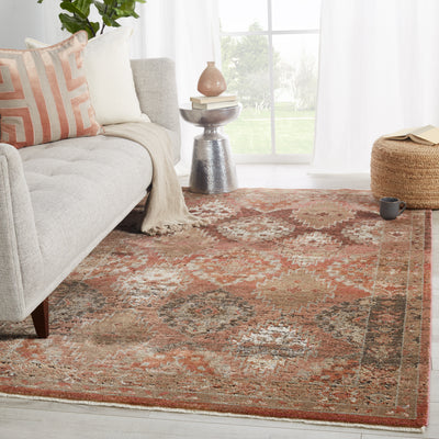 product image for Lia Medallion Rust & Pink Rug by Jaipur Living 38