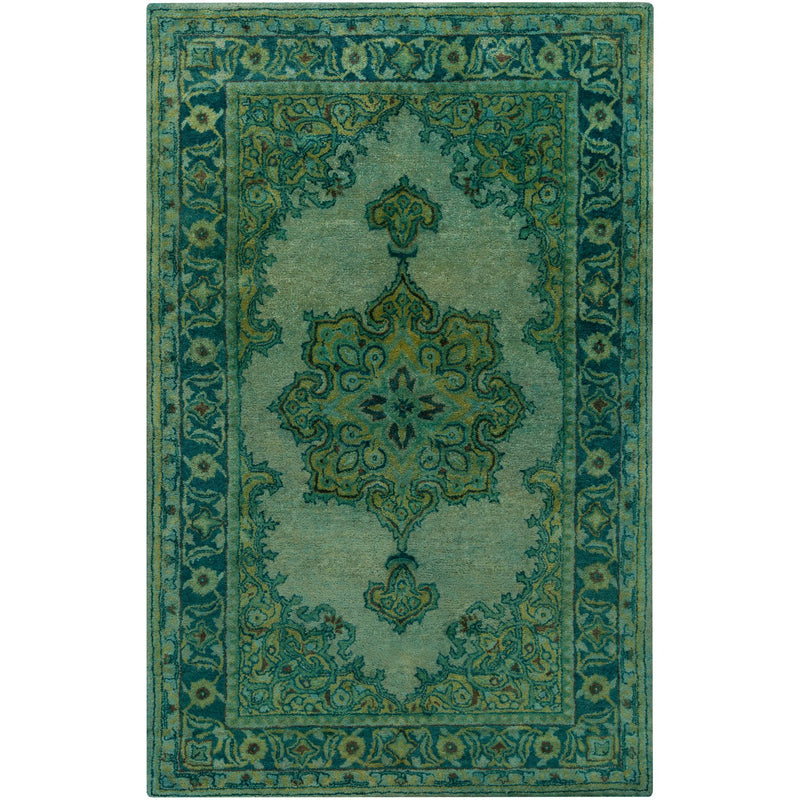 media image for Mykonos MYK-5009 Hand Tufted Rug in Olive & Teal by Surya 26